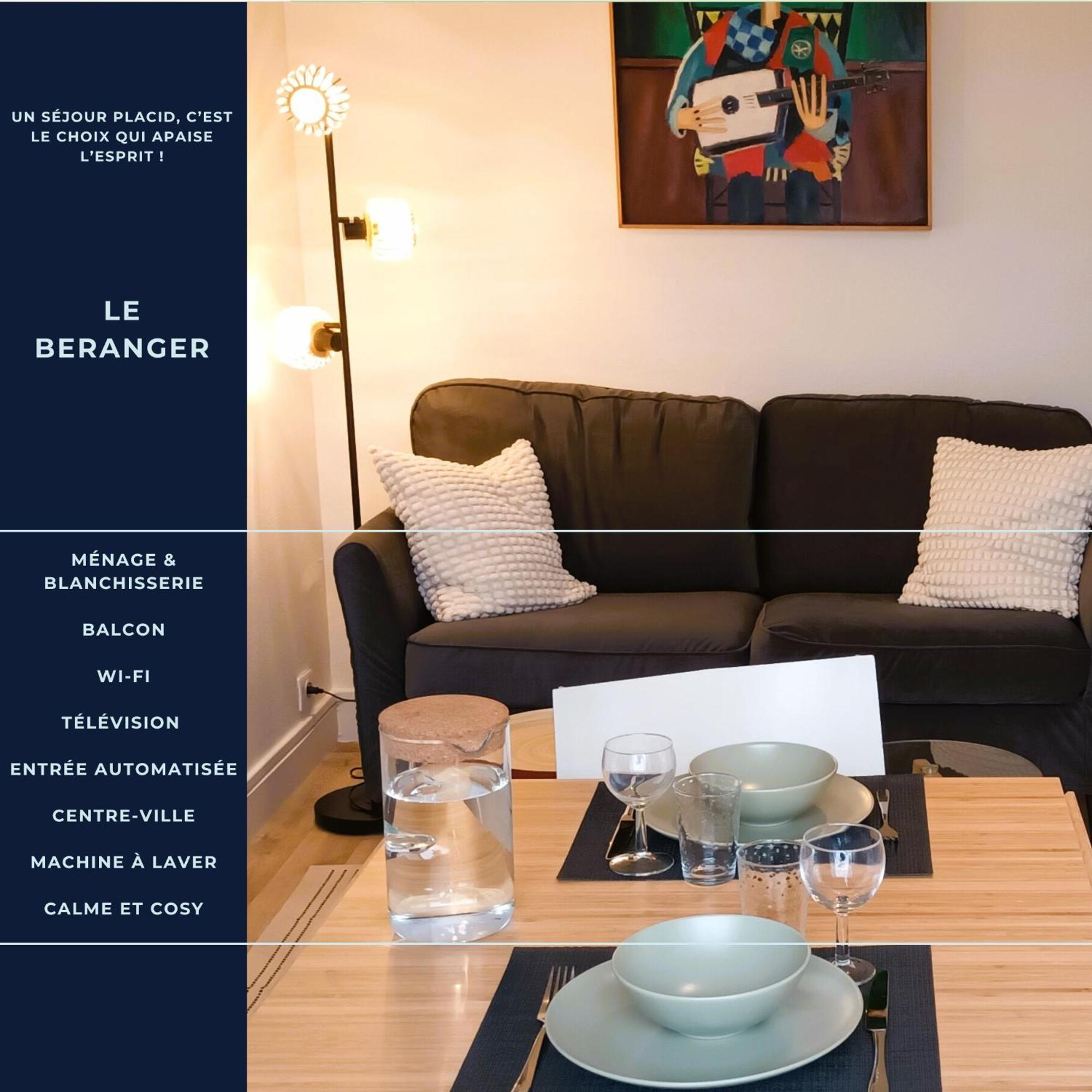Apartmán Le Beranger T2 Centre Wifi Balcon Tours Exteriér fotografie